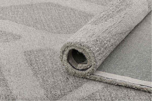 Thảm dệt thủ công IND02 xám