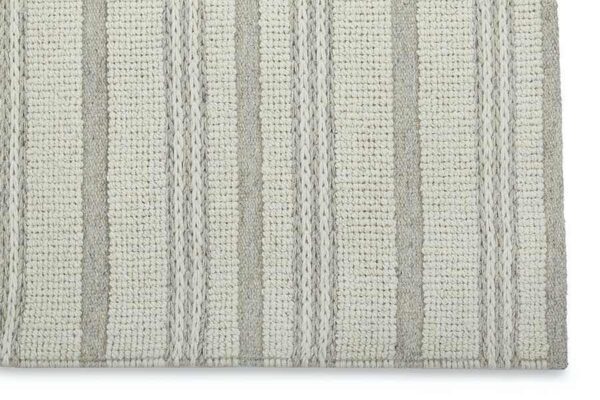 Thảm dệt thủ công IND03 xám sọc