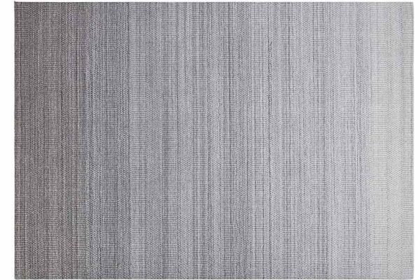 Thảm dệt thủ công IND07 xám đen
