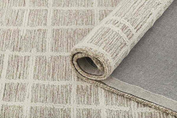 Thảm dệt thủ công IND08 kẻ ô