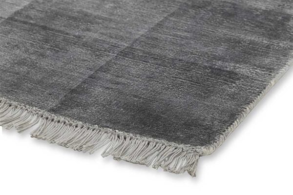 Thảm dệt thủ công IND18 màu tối, đen xám