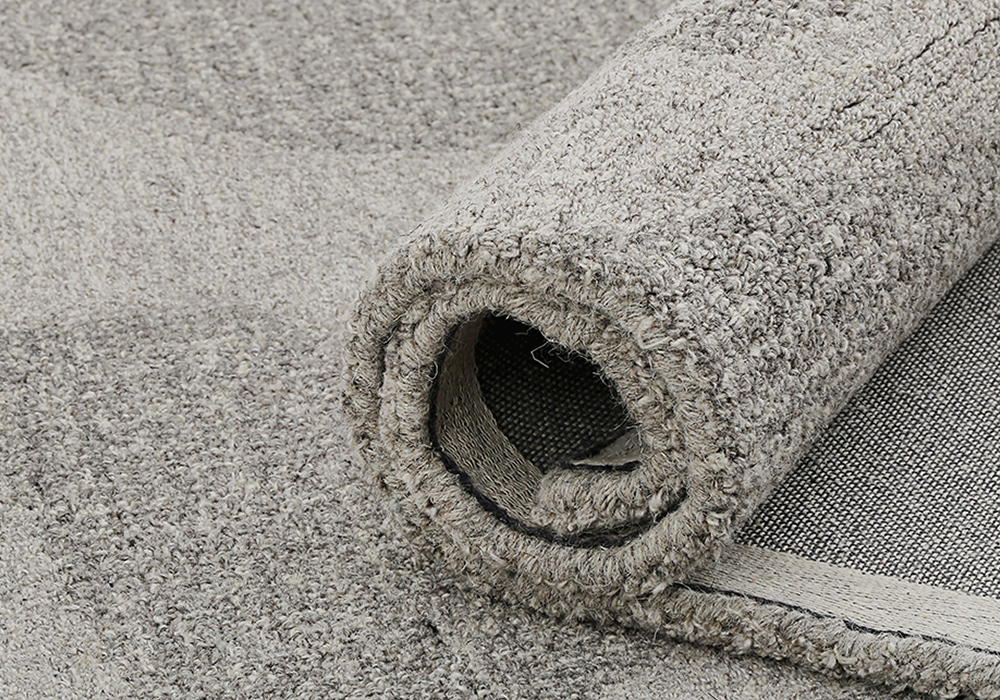 Thảm dệt thủ công IND02 xám