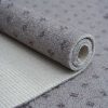 thảm cuộn đế lưới màu xám