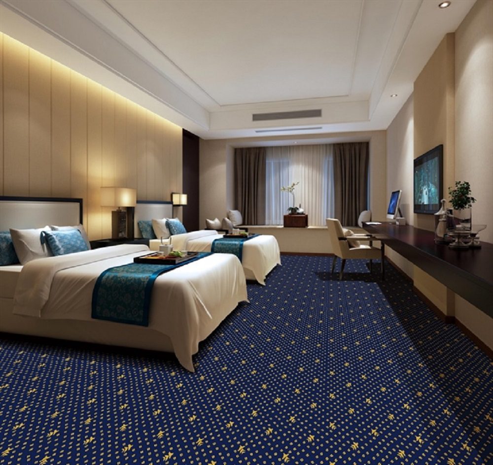 Thảm cuộn hoa văn cho khách sạn