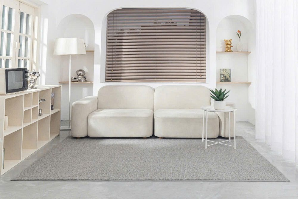 Thảm lông trải ghế sofa – Tăng điểm nhấn làm nổi bật phòng khách thảm lông trải ghế sofa