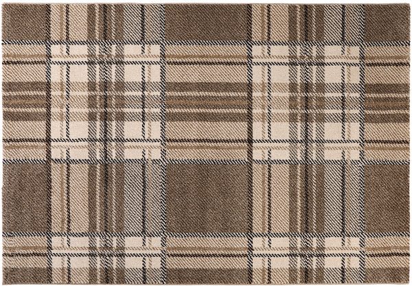 thảm trải sàn thổ nhĩ kỳ ô kẻ màu vàng nâu ô kẻ caro